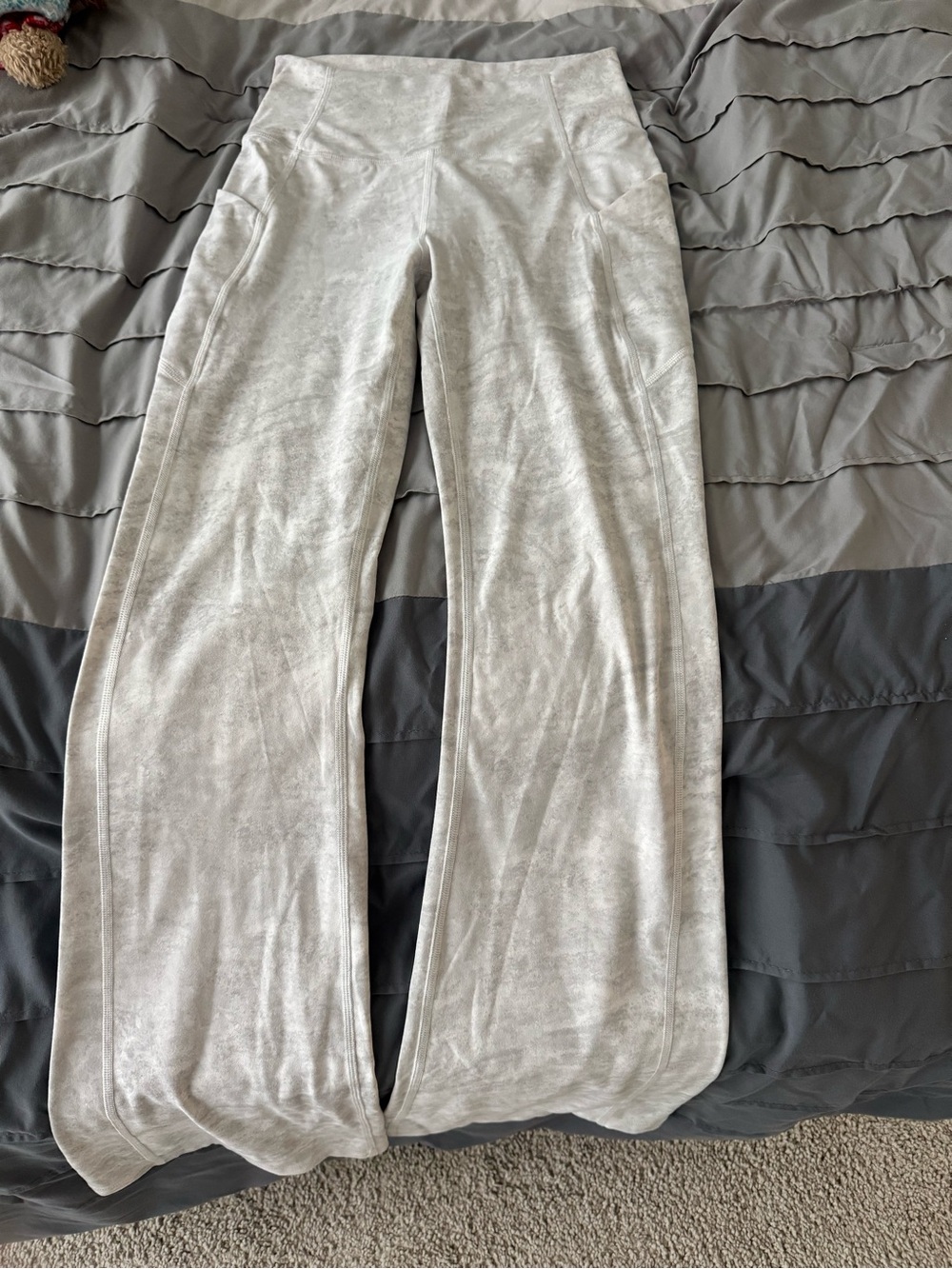 Fabletics PureLuxe Light Gray Lounge Leggings